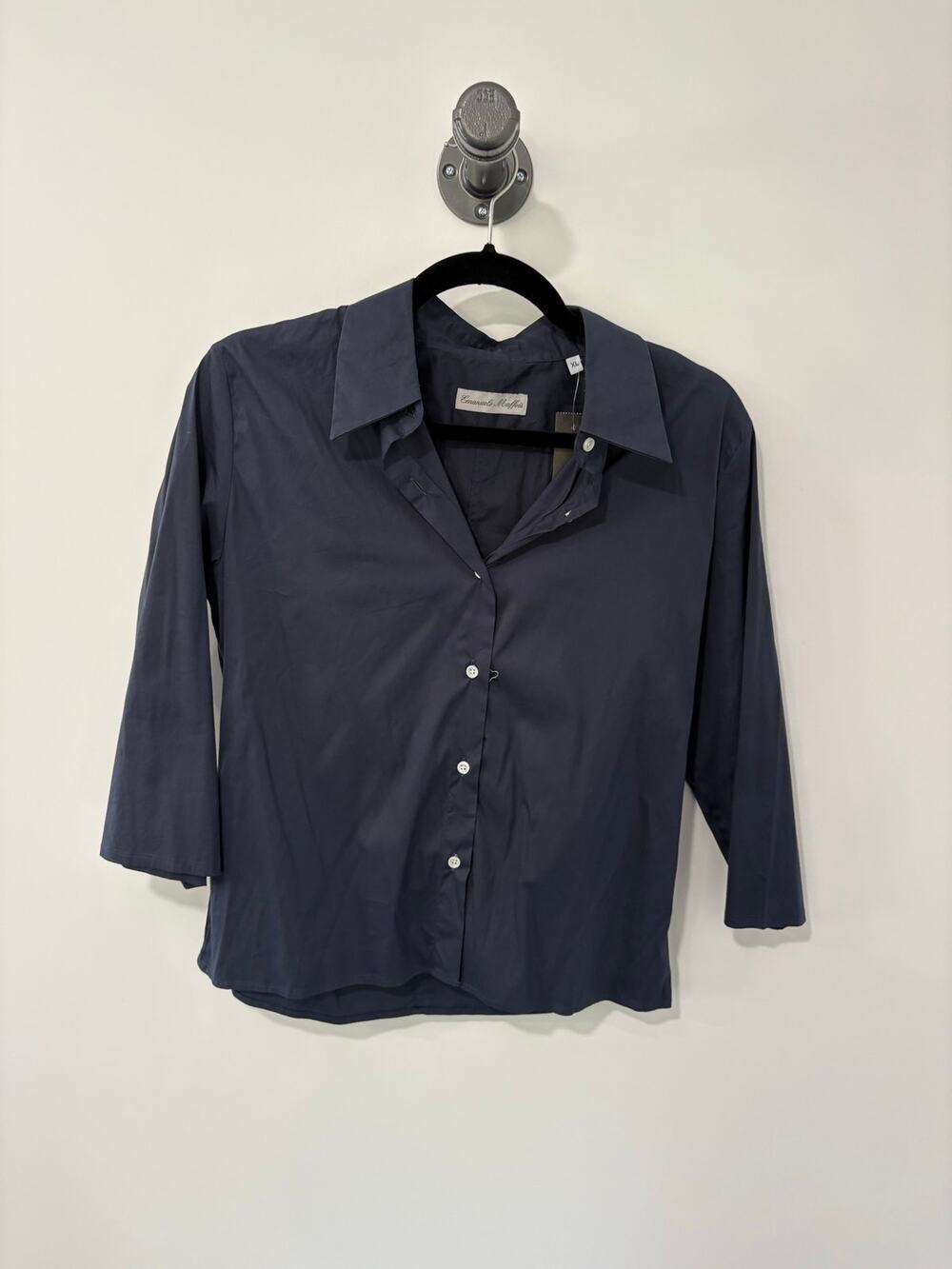 Emanuele Maffeis Cotton Blend Blouse Size XL